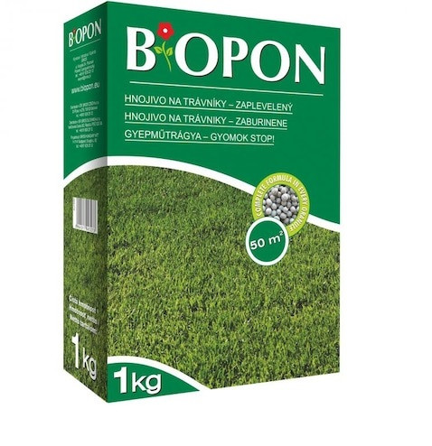 Bros-Biopon gyeptrágya gyomírtós 1kg 50m2