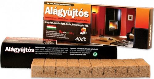 Alágyújtós 40db-os szilárd kockás 110g