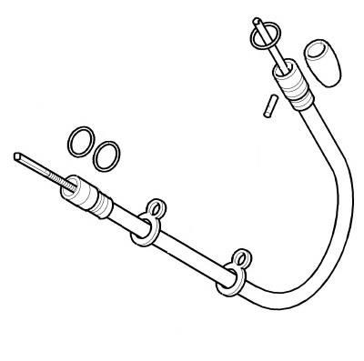 OM flexibilis tengely+cső (OM440BP)