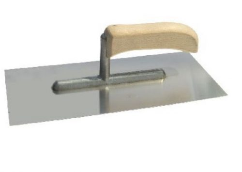 Glettelő inox fa nyéllel 270x130mm