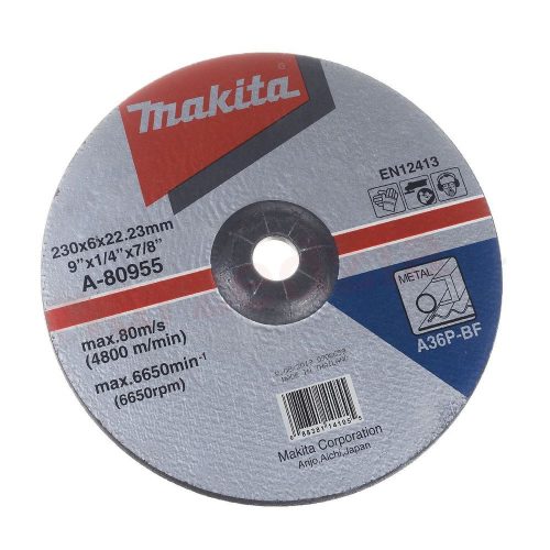 Makita csiszolókorong acél 230x6mm