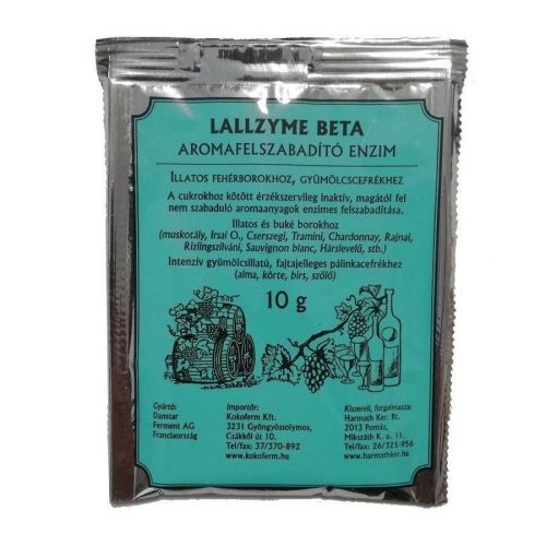 Borélesztő aromafelszab. LallzymeBeta 10gr Uvaferm