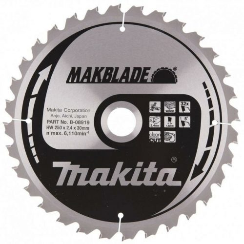 MAKITA MAKBLADE vágókorong 250/30/32T