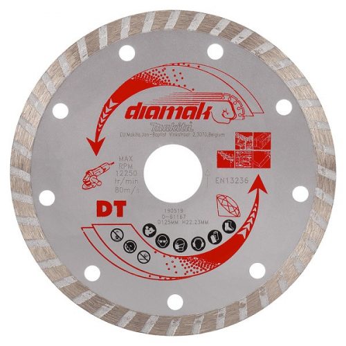 Makita D-61167 gyémánttárcsa 125mm Diamak turbó