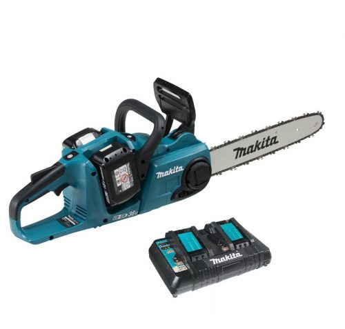 Makita-DUC353PG2 akkus láncfűrész 2x18V