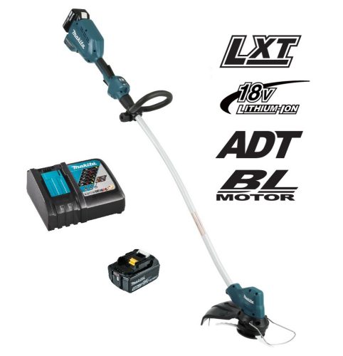 Makita-DUR189RTE 2x5Ah LXT akkus szegélynyíró