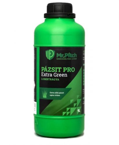 Pázsit Pro Extra Green lombtrágya Mr Pitch 1L