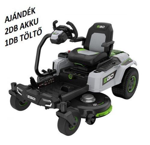 EGO-ZT4201E-S Z.T. akkus fűny.traktor akku+töltő