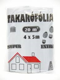 Takarófólia építési super 4x5m