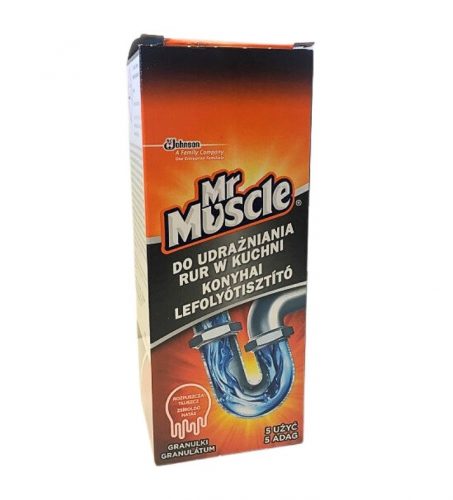 Lefolyótisztító Mr. Muscle granulátum 250g 5 adag