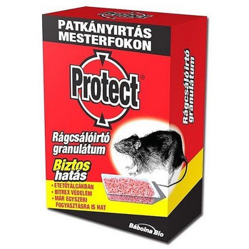 Protect rágcsálóirtó granulátum 2x75g piros